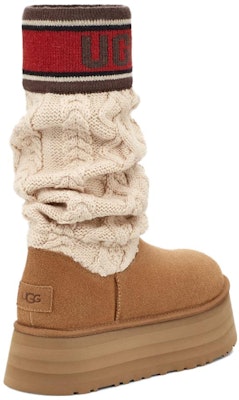 (Women) UGG Classic Sweater Letter Boot Chestnut 1144045-CHE Shop (Women) UGG Classic Sweater Letter Boot Chestnut 1144045-CHE