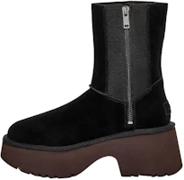 (Women) UGG Classic Twin Seam New Heights 'Black' 1158313-BLK (Women) UGG Classic Twin Seam New Heights 'Black' 1158313-BLK