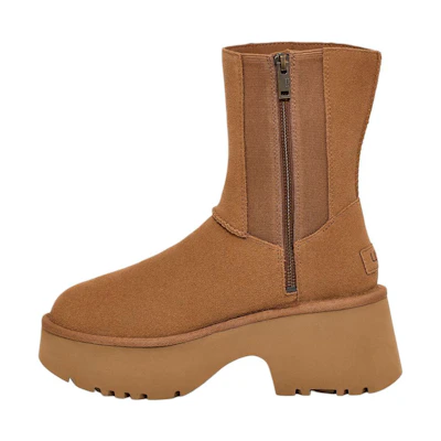 (W) UGG Classic Twin Seam New Heights Boot 'Chestnut'