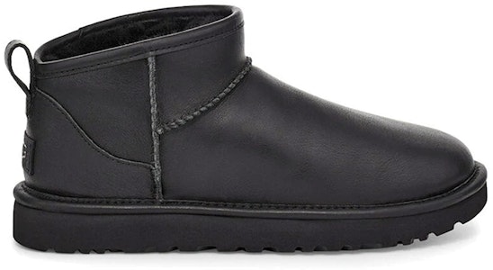 (W) UGG Classic Ultra Mini Kulit 'Hitam' 1117534-BLK Order (W) UGG Classic Ultra Mini Kulit 'Hitam' 1117534-BLK