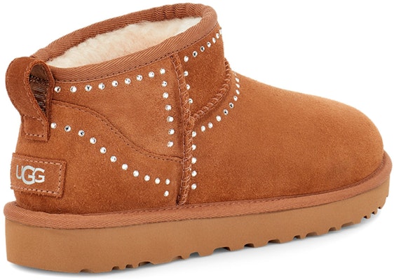 (Women) UGG Classic Ultra Mini Bling 'Chestnut' 1119871-CHE Shop (Women) UGG Classic Ultra Mini Bling 'Chestnut' 1119871-CHE