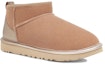 Lookbook (W) UGG 클래식 울트라 미니 샤인 '비치 우드' 1123634-BCHW