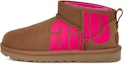 Buy (W) UGG Klasik Ultra Mini Logo Berpecah 'Chestnut Pink' 1126373-CTPNK