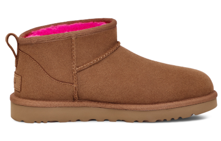 (W) UGG Classic Ultra Mini Broken Logo 'Chestnut Pink' 圖 2