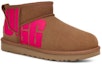 Lookbook (W) UGG Klasik Ultra Mini Logo Berpecah 'Chestnut Pink' 1126373-CTPNK