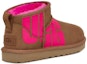 Shop (W) UGG Klasik Ultra Mini Logo Berpecah 'Chestnut Pink' 1126373-CTPNK