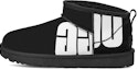 Buy (W) UGG Classic Ultra Mini Logo Pecah 'Hitam Putih' 1126373-BLK