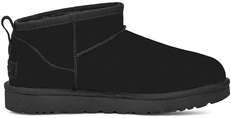 (W) UGG Klasik Ultra Mini Logo Pecah 'Hitam Putih' 1126373-BLK Order (W) UGG Klasik Ultra Mini Logo Pecah 'Hitam Putih' 1126373-BLK