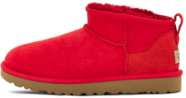 (Women) UGG Classic Ultra Mini 'Red' 1116109-RBRD (Women) UGG Classic Ultra Mini 'Red' 1116109-RBRD