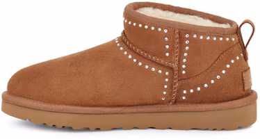 (Women) UGG Classic Ultra Mini Bling 'Chestnut' 1119871-CHE (Women) UGG Classic Ultra Mini Bling 'Chestnut' 1119871-CHE