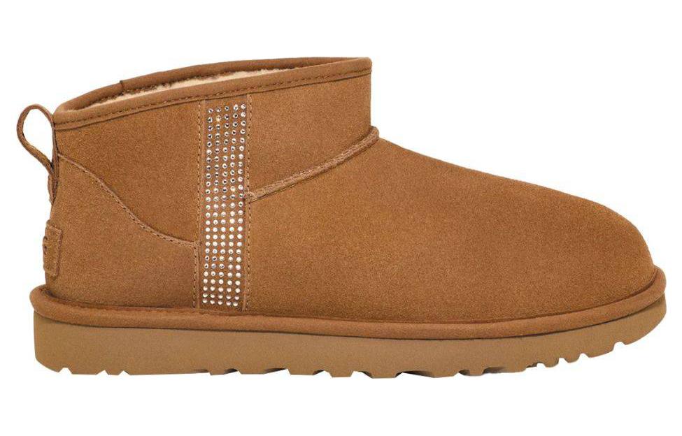 (W) UGG Classic Ultra Mini Bling 'Chestnut' 圖 2