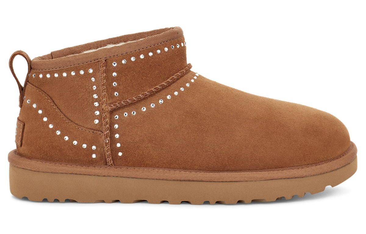 Lookbook (W) UGG Classic Ultra Mini Bling ''Chestnut'' Dameslaarzen 1119871-CHE