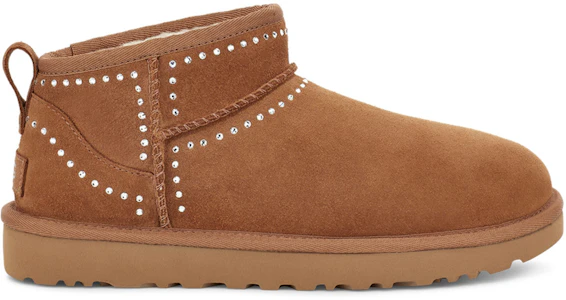 Lookbook (W) UGG Classic Ultra Mini Bling ''Chestnut'' Dameslaarzen 1119871-CHE