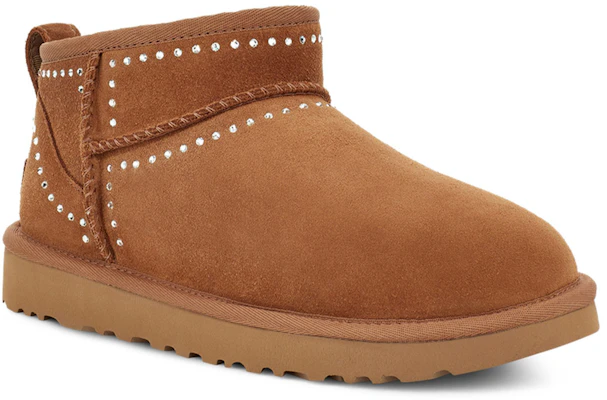 (W) UGG Classic Ultra Mini Bling ''Chestnut'' Dameslaarzen 1119871-CHE Shop (W) UGG Classic Ultra Mini Bling ''Chestnut'' Dameslaarzen 1119871-CHE
