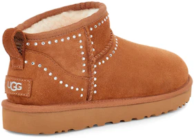 Purchase (W) UGG Classic Ultra Mini Bling ''Chestnut'' Dameslaarzen 1119871-CHE