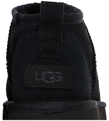(W) UGG クラシック ウルトラミニ ブラック 1116109-BLK Sizing (W) UGG クラシック ウルトラミニ ブラック 1116109-BLK