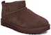 (W) UGG Classic Ultra Mini Boot Burnt Cedar - But Ultra Mini Coklat Tahan Lama 1116109-BCDR