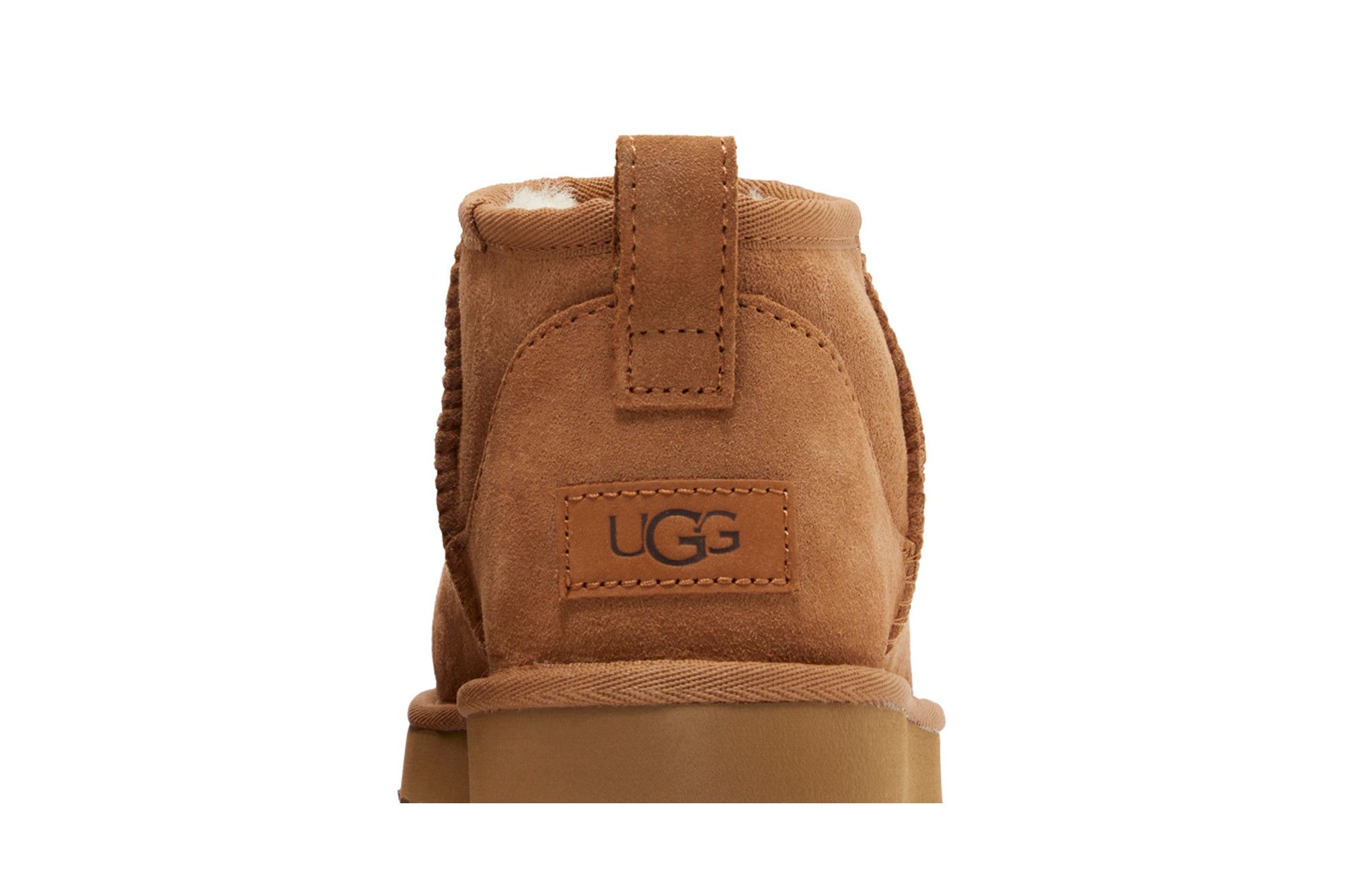 Cheap (W) UGG Classic Ultra Mini Boot Chestnut - But Ultra Kasut Boot Coklat 1116109-CHE