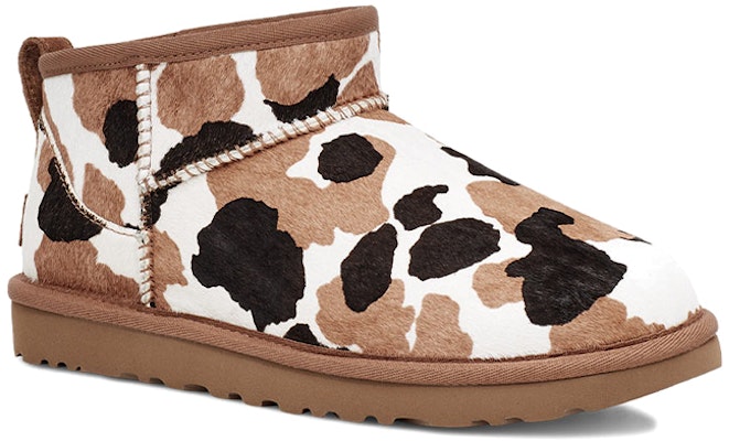 (W) 어그 클래식 울트라 미니 부츠 카우 프린트 1123630-CHE Lookbook (W) 어그 클래식 울트라 미니 부츠 카우 프린트 1123630-CHE