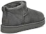 (W) UGG Classic Ultra Mini Boot Kelabu 1116109-GREY