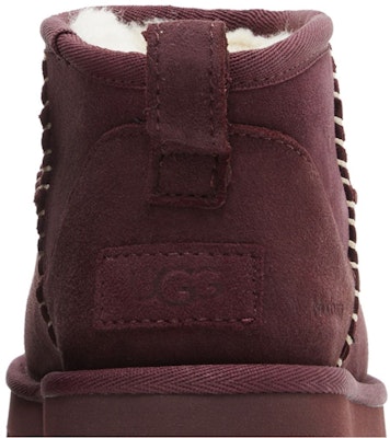 (W) UGG Classic Ultra Mini Boot Madhappy Wild Grape Ungu Liar 1146332-WGRP Sizing (W) UGG Classic Ultra Mini Boot Madhappy Wild Grape Ungu Liar 1146332-WGRP