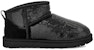 (W) UGG Classic Ultra Mini Boot Mirror Ball 'Hitam' 1151616-BLK