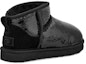 Shop (W) UGG Classic Ultra Mini Boot Mirror Ball 'Hitam' 1151616-BLK