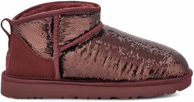 (Women) UGG Classic Ultra Mini Boot Mirror Ball Wild Grape 1151616-WGRP (Women) UGG Classic Ultra Mini Boot Mirror Ball Wild Grape 1151616-WGRP