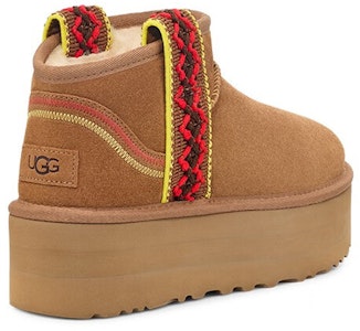 (W) UGG クラシック ウルトラミニ ブレイド ブーツ (チェスナット) 1138491-CHE Shop (W) UGG クラシック ウルトラミニ ブレイド ブーツ (チェスナット) 1138491-CHE