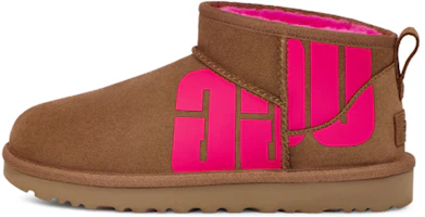 (Women) UGG Classic Ultra Mini Broken Logo 'Chestnut Pink' 1126373-CTPNK (Women) UGG Classic Ultra Mini Broken Logo 'Chestnut Pink' 1126373-CTPNK