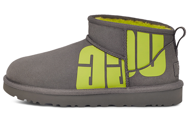 (Women) UGG Classic Ultra Mini Broken Logo 'Grey Green' 1126373-CKLM