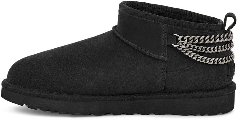 (Women) UGG Classic Ultra Mini Chains Black 1117933-BLK Buy (Women) UGG Classic Ultra Mini Chains Black 1117933-BLK