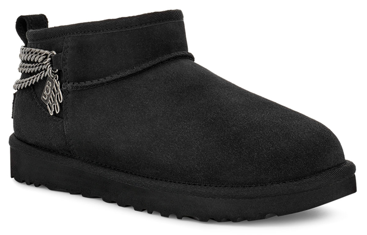 Lookbook (W) UGG Klasik Ultra Mini Chains Hitam 1117933-BLK