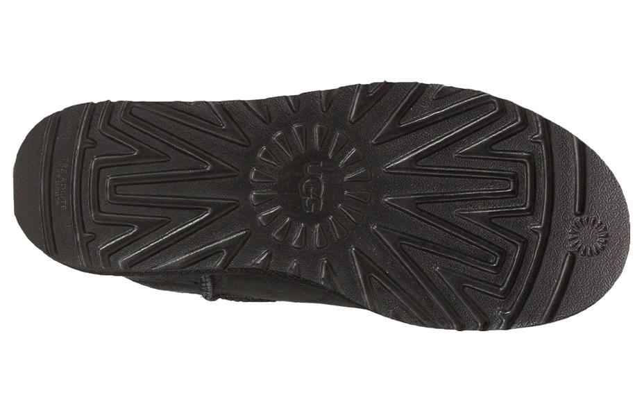 (W) UGG Classic Ultra Mini Fleece Lined Brown 'Black' 圖 4