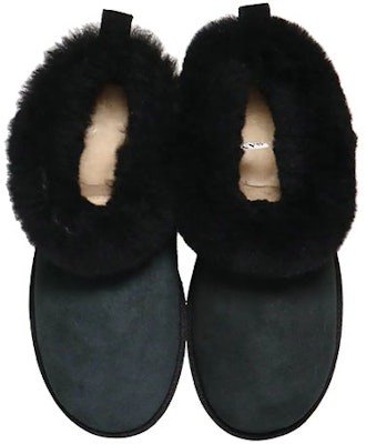 (Women) UGG Classic Ultra Mini Fluff 'Black' 1122390-BLK Shop (Women) UGG Classic Ultra Mini Fluff 'Black' 1122390-BLK