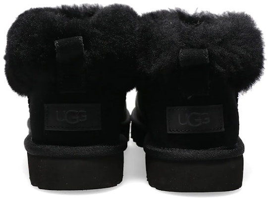 (Women) UGG Classic Ultra Mini Fluff 'Black' 1122390-BLK Purchase (Women) UGG Classic Ultra Mini Fluff 'Black' 1122390-BLK