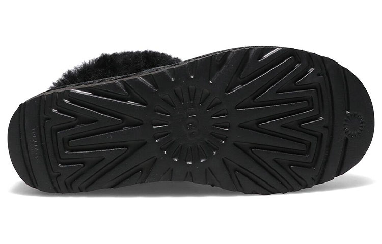 (W) UGG Classic Ultra Mini Fluff 'Black' 圖 6