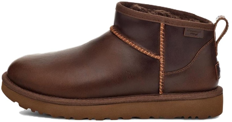 (Women) UGG Classic Ultra Mini LTHR Regen Boot Ironwood 1163490-IWD Buy (Women) UGG Classic Ultra Mini LTHR Regen Boot Ironwood 1163490-IWD