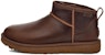 (Women) UGG Classic Ultra Mini LTHR Regen Boot Ironwood 1163490-IWD