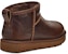 (Women) UGG Classic Ultra Mini LTHR Regen Boot Ironwood 1163490-IWD
