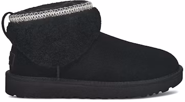 (Women) UGG Classic Ultra Mini Maxi Curly Boot 'Black' 1158263-BLK (Women) UGG Classic Ultra Mini Maxi Curly Boot 'Black' 1158263-BLK