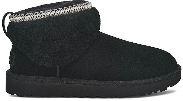 (W) UGG Clásica Ultra Mini Maxi Curly Botas Negras 1158263-BLK Buy (W) UGG Clásica Ultra Mini Maxi Curly Botas Negras 1158263-BLK