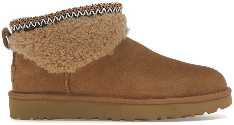(W) UGG Classic Ultra Mini Maxi Curly Boot Coklat Chestnut 1158263-CHE Buy (W) UGG Classic Ultra Mini Maxi Curly Boot Coklat Chestnut 1158263-CHE