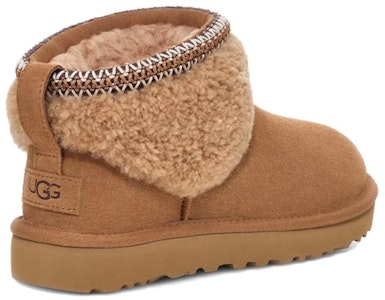 (女款)UGG 經典超迷你超捲毛靴 栗色 1158263-CHE Shop (女款)UGG 經典超迷你超捲毛靴 栗色 1158263-CHE