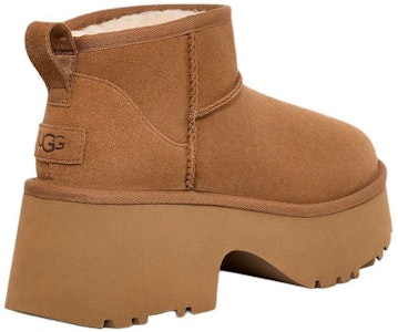 (W) UGG Classic Ultra Mini New Heights Bota Castaña 1158311-CHE Shop (W) UGG Classic Ultra Mini New Heights Bota Castaña 1158311-CHE