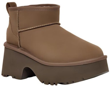 (W) UGG Classic Ultra Mini New Heights ''Hickory'' Kasut Wanita Stylish. 1158311-HCK Order (W) UGG Classic Ultra Mini New Heights ''Hickory'' Kasut Wanita Stylish. 1158311-HCK