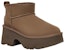 (Women) UGG Classic Ultra Mini New Heights 'Hickory' 1158311-HCK