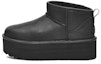 Buy (W) UGG Classic Ultra Mini Platform Boot Kulit Hitam 1141510-BLLE