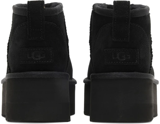 (W) UGG Botas Classic Ultra Mini Plataforma Negras 1135092-BLK Details for (W) UGG Botas Classic Ultra Mini Plataforma Negras 1135092-BLK