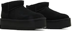 Cheap (W) UGG Botas Classic Ultra Mini Plataforma Negras 1135092-BLK